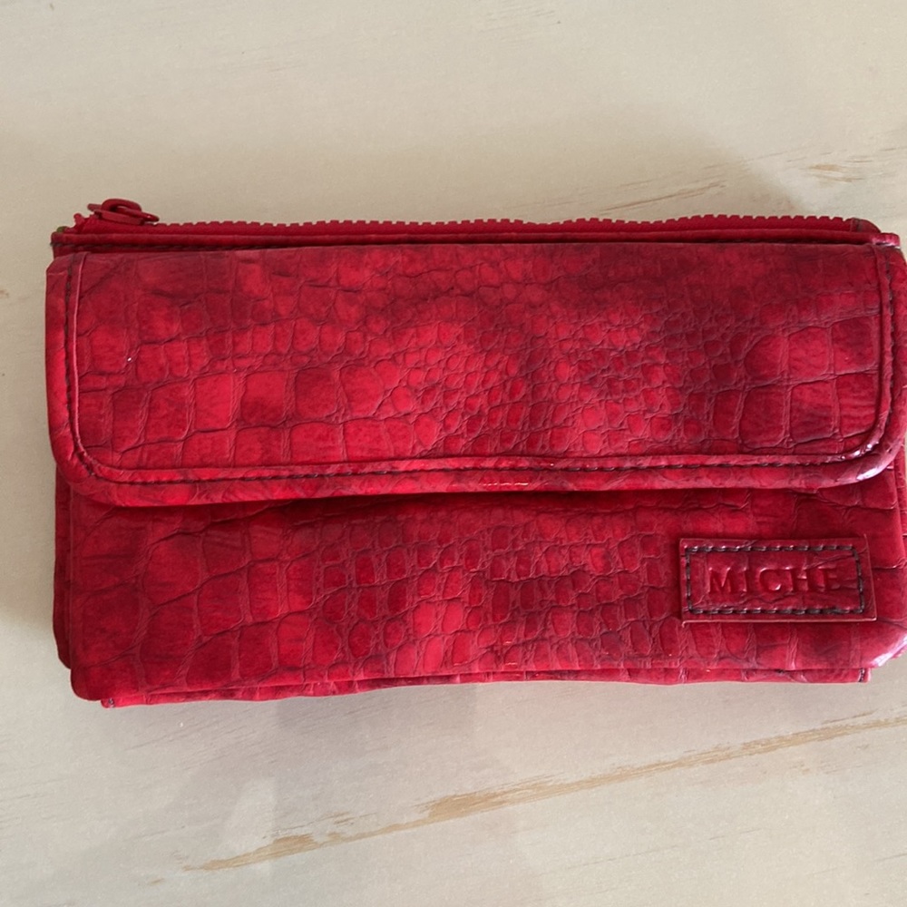 Miche Wallet Red Croc
